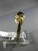 .67CT DIAMOND & AAA SAPPHIRE 14KT YELLOW GOLD INFINITY SOLITAIRE ENGAGEMENT RING