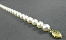 ESTATE 14KT YELLOW GOLD ONE STRAND NATURAL AAA SOUTH SEA PEARL BRACELET #19608