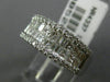 WIDE 2.06CT DIAMOND ROUND PRINCESS BAGUETTE 18KT WHITE GOLD ANNIVERSARY RING