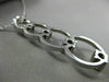 ESTATE LARGE 1.07CT DIAMOND 14K WHITE GOLD 4 STONE CIRCLE JOURNEY PENDANT #17799