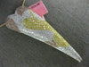LARGE 4.23CT WHITE PINK & FANCY YELLOW DIAMONDS 18KT ROSE GOLD 3D HEART PENDANT