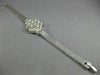 ANTIQUE HAMILTON 1.15CT OLD MINE DIAMOND 14KT WHITE GOLD WATCH BRACELET #17253