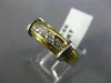 ESTATE WIDE .40CT DIAMOND 14K WHITE & YELLOW GOLD 5 STONE ANNIVERSARY RING #2155