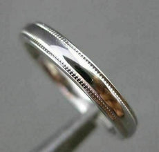 ESTATE 14KT WHITE GOLD PLAIN CLASSIC WEDDING ANNIVERSARY BAND RING 2.5mm #2891