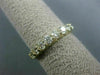ESTATE .78CT DIAMOND 14KT YELLOW GOLD 3D SEVEN STONE WEDDING ANNIVERSARY RING