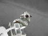 ESTATE LARGE 1.08CTW DIAMOND & AAA RUBY 18KT WHITE GOLD 3D PANTHER COCKTAIL RING