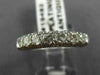 ANTIQUE .75CT DIAMOND PLATINUM CLASSIC FILIGREE WEDDING ANNIVERSARY RING #19482
