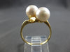 ESTATE AAA SOUTH SEA PEARL 14KT YELLOW GOLD CLASSIC CRISS CROSS LOVE RING 28165