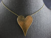 LARGE 2.50CT DIAMOND 14KT YELLOW GOLD 3D PAVE CLASSIC HEART SHAPE LOVE NECKLACE