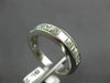 ESTATE 2.5CT PRINCESS CUT DIAMOND 14KT WHITE GOLD 3D CLASSIC WEDDING RING #21991