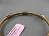 ESTATE 1.05CT DIAMOND 14KT WHITE & ROSE GOLD PAST PRESENT FUTURE BANGLE BRACELET