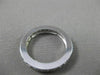 ESTATE 1.20CT ROUND DIAMOND 14KT WHITE GOLD PRONG CHANNEL ETERNITY RING #18598