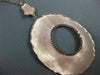 ESTATE LARGE .67CT CHOCOLATE FANCY DIAMOND 14KT ROSE GOLD 3D OPEN OVAL NECKLACE