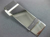 ESTATE LARGE 14KT WHITE GOLD 3D CLASSIC RECTANGULAR ENGRAVABLE MONEY CLIP #952