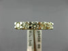 ESTATE 1.93CT DIAMOND 18K WHITE GOLD 3D FIVE STONE DOUBLE SIDED ANNIVERSARY RING
