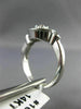 ANTIQUE WIDE .63CT DIAMOND 14KT WHITE GOLD CIRCLE FILIGREE COCKTAIL RING #16169