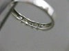 ESTATE BAGUETTE PRINCESS DIAMOND WEDDING ANNIVERSARY 14KT WHITE GOLD RING #1189
