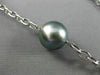 ESTATE EXTRA LARGE & LONG 14K WHITE GOLD AAA TAHITIAN PEARL BY THE YARD NECKLACE