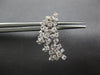 ESTATE 1.26CT DIAMOND 18KT WHITE GOLD HANDCRAFTED MOON CHANDLER HANGING EARRINGS