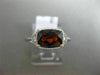 1.76CT DIAMOND & AAA GARNET 14KT WHITE GOLD 3D FILIGREE FRIENDSHIP PROMISE RING