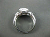 ESTATE .34CT DIAMOND PRINCESS & ROUND 18K W GOLD FRIENDSHIP PROMISE RING #15838