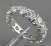 ESTATE 4.90CTW ROUND DIAMOND ETERNITY 14KT WHITE GOLD WEDDING RING F/G VS #19175