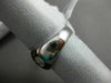 ESTATE WIDE 1.42CT WHITE & BLACK DIAMOND 18KT WHITE GOLD MULTI ROW HEXAGON RING