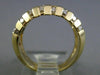 ESTATE WIDE 1.05CT DIAMOND 14K YELLOW GOLD CHANNEL WEDDING ANNIVERSARY RING 5750