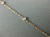 ESTATE .88CT DIAMOND & AAA MORGANITE 14KT ROSE GOLD CLASSIC BY THE YARD NECKLACE