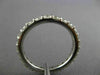ESTATE 1.25CT ROUND DIAMOND 14KT WHITE GOLD 3D ETERNITY WEDDING ANNIVERSARY RING