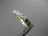 .93CT DIAMOND 18KT WHITE GOLD 3D ROUND MULTI HEART 3/4 ETERNITY ANNIVERSARY RING