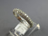.98CT DIAMOND 14KT WHITE GOLD 3D CLASSIC 2 ROW ETERNITY WEDDING ANNIVERSARY RING