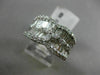 ESTATE 2.06CT DIAMOND 18KT WHITE GOLD BUTTERFLY FLOWER WEDDING ANNIVERSARY RING
