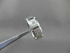 ESTATE WIDE .30CT DIAMOND 14KT W GOLD SQUARE ETOILE MENS ANNIVERSARY RING #20894