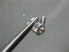 ESTATE .36CT DIAMOND 18KT WHITE GOLD FLOWER CLUSTER HUGGIE POST EARRINGS #21306