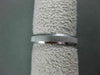 ESTATE 14K WHITE GOLD CLASSIC MATTE & SHINY WEDDING ANNIVERSARY BAND RING #2893