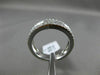 ESTATE WIDE 1.82CT ROUND & BAGUETTE DIAMOND 18KT WHITE GOLD CLASSIC WEDDING RING