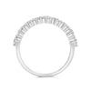 .93CT DIAMOND 14K WHITE GOLD SEMI ETERNITY SHARED PRONG WEDDING ANNIVERSARY RING