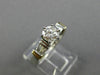 ESTATE .97CT DIAMOND PLATINUM & 18KT YELLOW GOLD CLASSIC ENGAGEMENT RING #25518