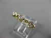 ESTATE .64CT DIAMOND 14K YELLOW GOLD 3D ETOILE ETERNITY WEDDING ANNIVERSARY RING