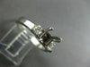 ESTATE .50CT DIAMOND 14KT WHITE GOLD SQUARE SEMI MOUNT ENGAGEMENT RING #1275