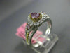 ESTATE GIA .79CT DIAMOND 18KT TRI COLOR GOLD 3D PEAR SHAPE HALO ENGAGEMENT RING