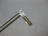 ANTIQUE .35CT DIAMOND 18KT WHITE GOLD 3D FILIGREE SQUARE HUGGIE EARRINGS #28016