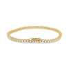 3.0CT DIAMOND 14KT YELLOW GOLD 3D CLASSIC ROUND 4 PRONG ETERNITY TENNIS BRACELET