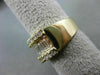 ESTATE 1.80CT ROUND & BAGUETTE DIAMOND 14KT YELLOW GOLD ANNIVERSARY RING #20382