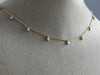ESTATE .50CT DIAMOND 14KT ROSE GOLD 3D CLASSIC BY THE YARD FLOATING FUN NECKLACE