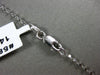 ESTATE 1.22CT WHITE & BLACK DIAMOND 14K WHITE GOLD LOVE HEART PENDANT CHAIN #586