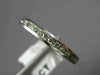 ESTATE .38CT DIAMOND 14KT WHITE GOLD 3D CLASSIC CHANNEL ANNIVERSARY RING #18944
