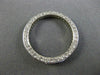ESTATE 1.20CT DIAMOND 18KT WHITE GOLD MILGRAIN ETERNITY ANNIVERSARY RING #26250