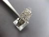 .93CT DIAMOND 18KT WHITE GOLD 3D PRINCESS & BAGUETTE INVISIBLE ENGAGEMENT RING